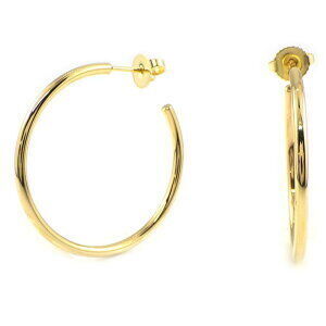 Tiffany Co Hoop Earrings Yellow Gold